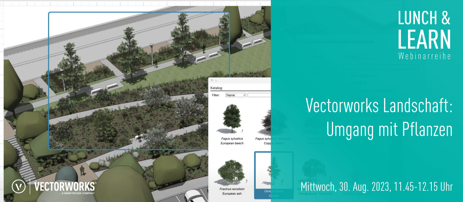 Vectorworks Landschaft: Umgang mit Pflanzen